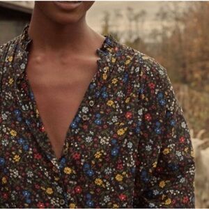 Dôen Rose Top in Dusk Lily of the Valley